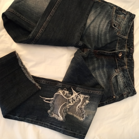 Women's Zara Ripped Jeans Size 4 - Picture 4 of 7